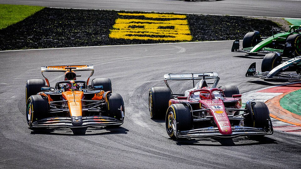 Überholmanöver Oscar Piastri gegen Charles Leclerc Überholmanöver Oscar Piastri gegen Charles Leclerc