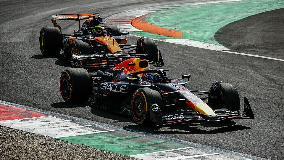 Max Verstappen geht an Lando Norris vorbei