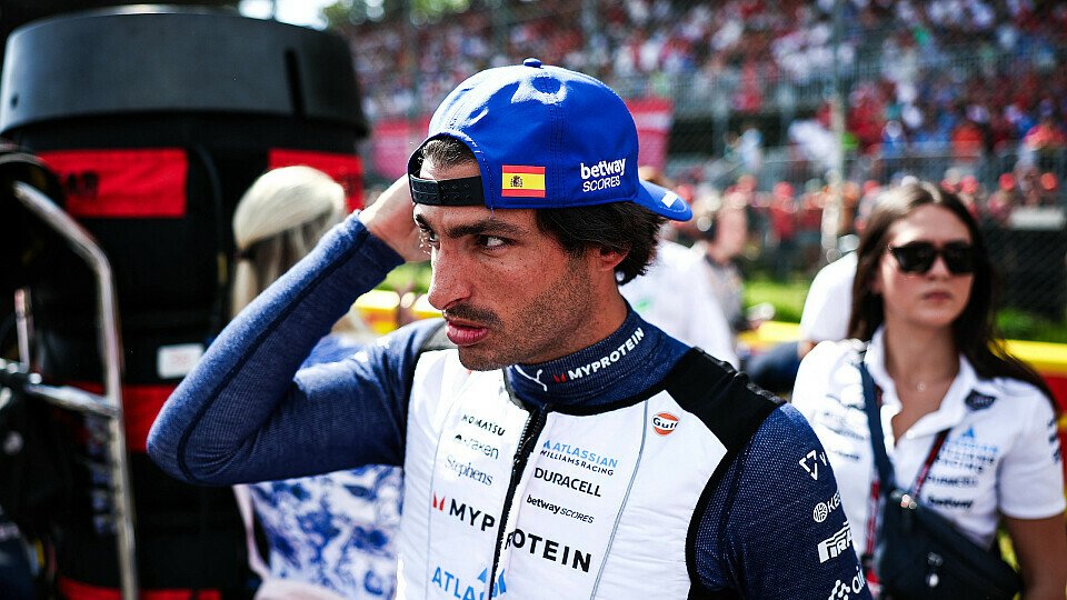 Carlos Sainz in der Startaufstellung von Monza Carlos Sainz in der Startaufstellung von Monza