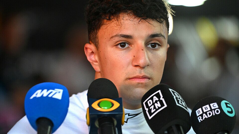 Isack Hadjar bei Interviews