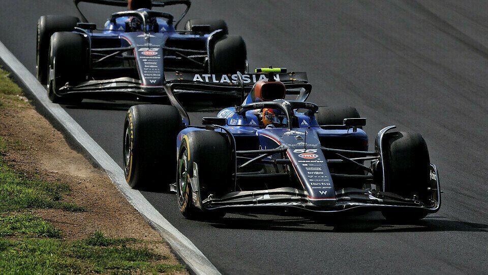 Williams Boliden auf der Strecke in Monza