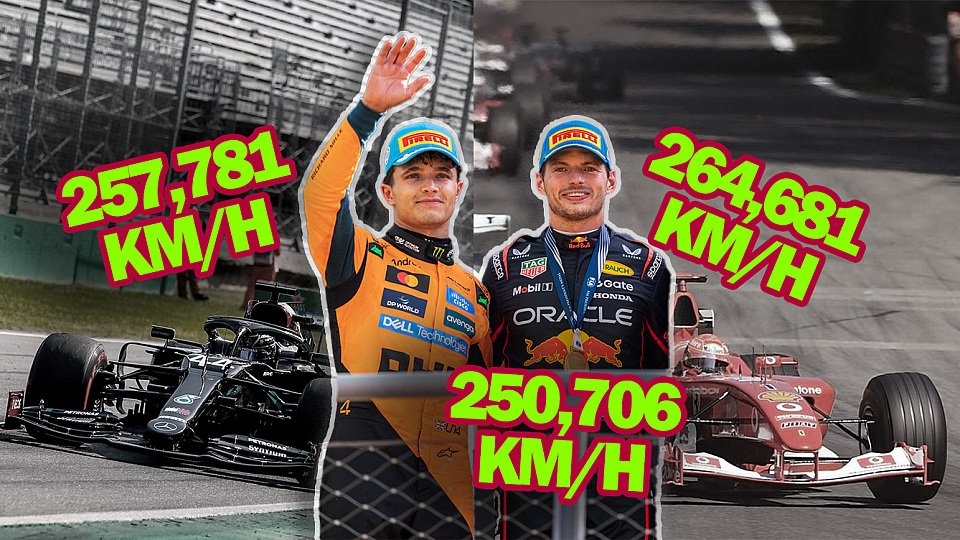 Lando Norris und Max Verstappen jubeln mit ihren Rekorden in Monza