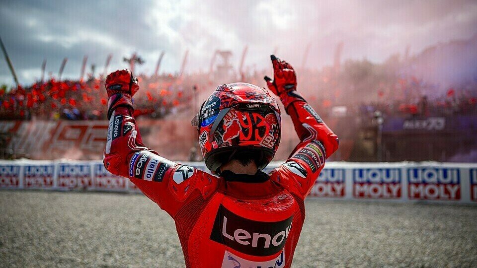 Marc Marquez kann am Sonntag MotoGP-Weltmeister 2025 werden, Foto: Ducati Media