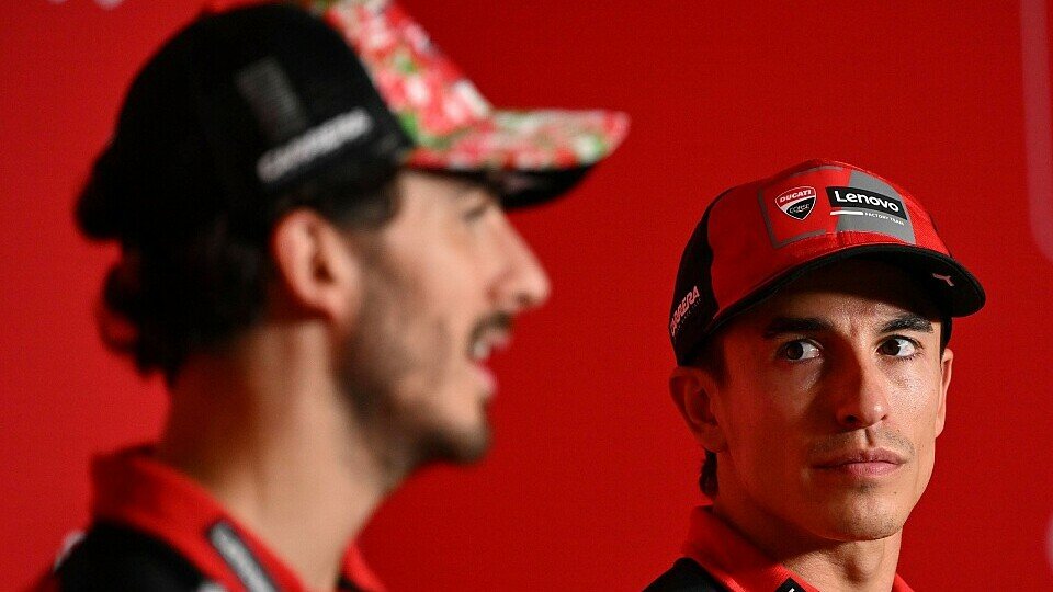 Marc Marquez und Francesco Bagnaia in der Pressekonferenz Marc Marquez und Francesco Bagnaia in der Pressekonferenz