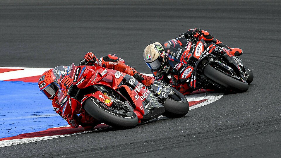 Marc Marquez wollte Marco Bezzecchi am Sonntag unbedingt bezwingen, Foto: IMAGO / PsnewZ Marc Marquez wollte Marco Bezzecchi am Sonntag unbedingt bezwingen, Foto: IMAGO / PsnewZ