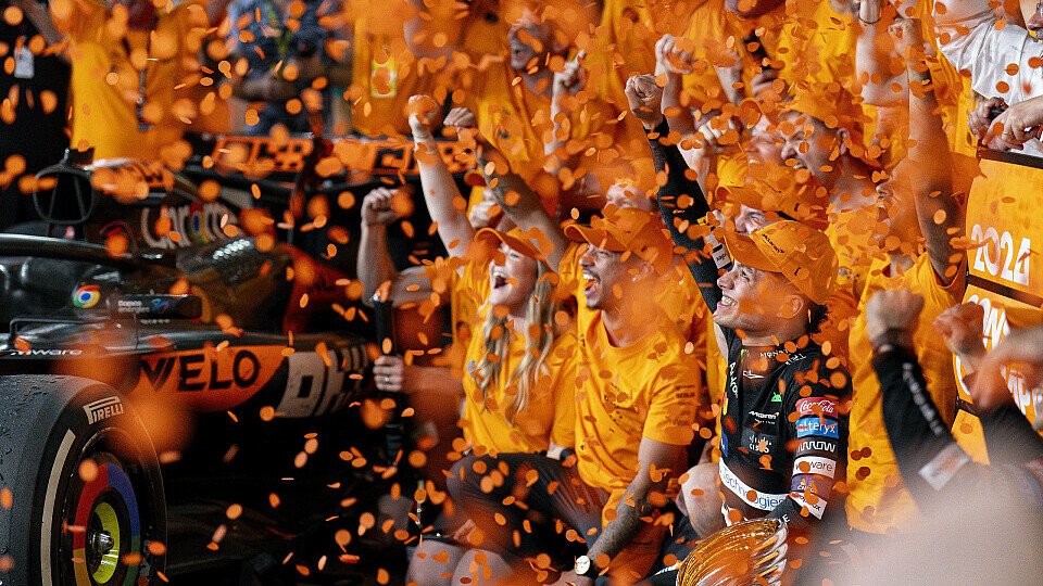 McLaren-Team jubelt nach Gewinn der Konstrukteursweltmeisterschaft