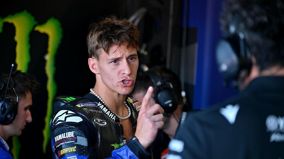 Fabio Quartararo war am Montag nach seinem V4-Test alles andere als glücklich, Foto: IMAGO / PRESSE SPORTS