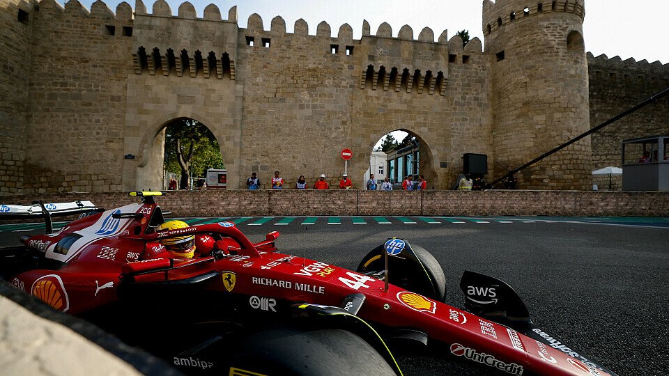 Lewis Hamilton fährt in Baku