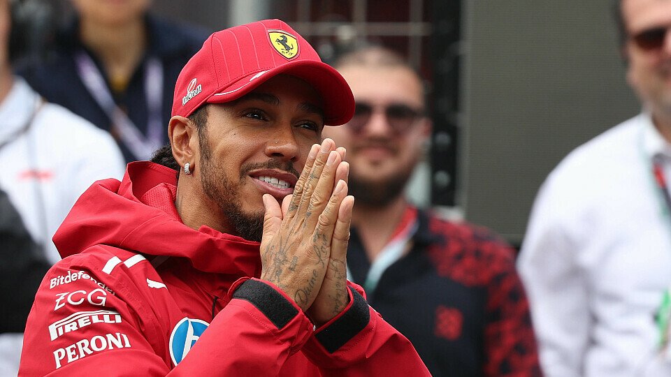 Lewis Hamilton vor dem Rennen der Formel 1 in Baku