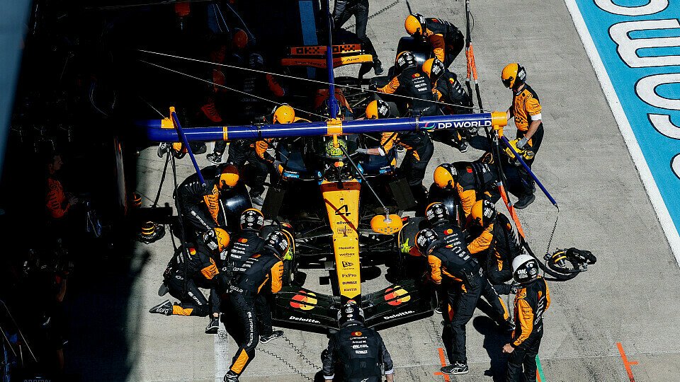 Ein Boxenstopp von McLaren für Lando Norris