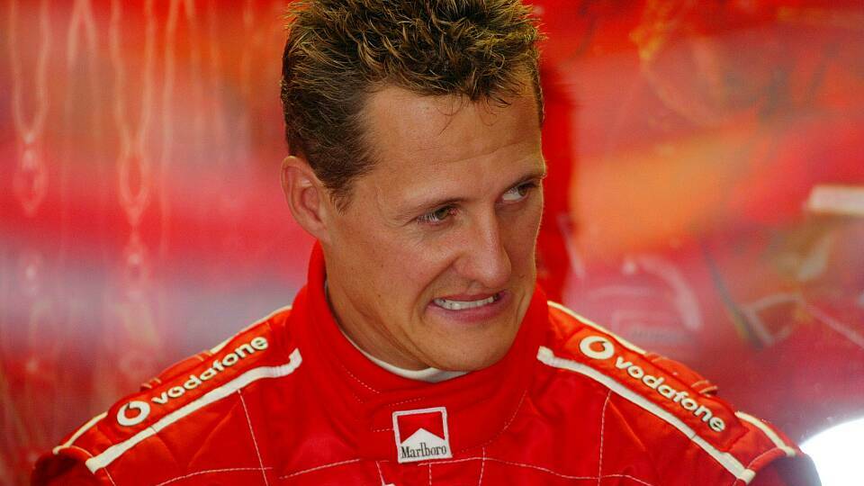 Portrait von Michael Schumacher beim China-GP 2004
