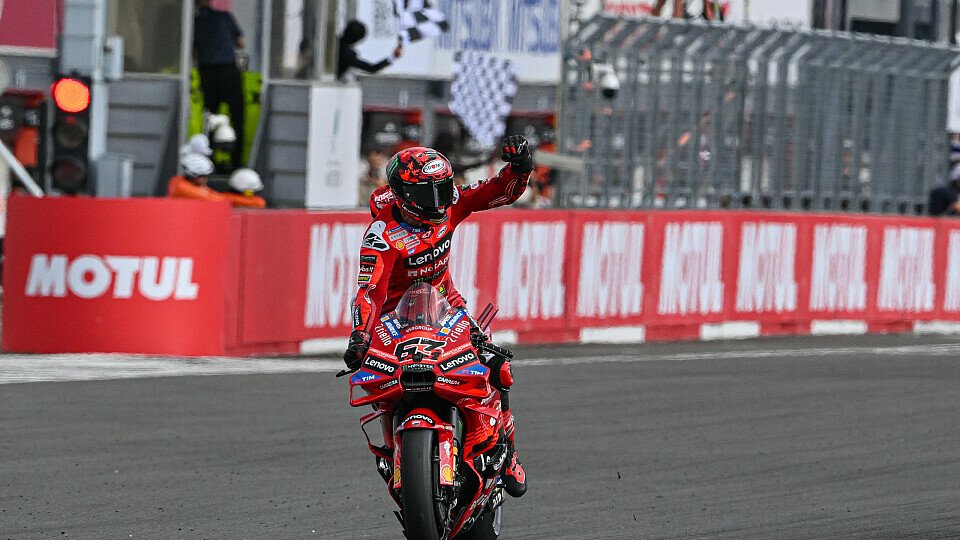 Francesco Bagnaia gewann den MotoGP-Sprint in Motegi, Foto: MotoGP Press