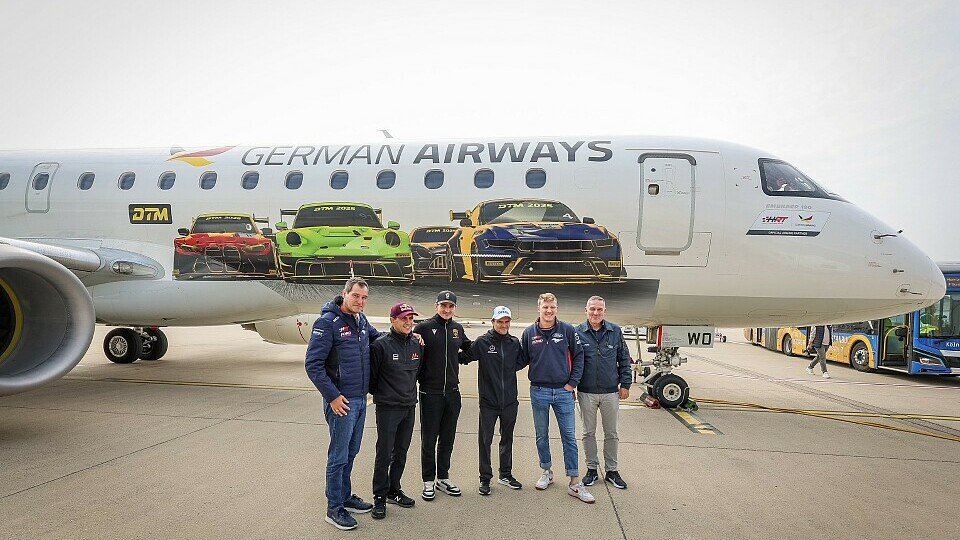 Die DTM ist fortan auf einem Flieger der German Airways präsent, Foto: Burkhard Kasan