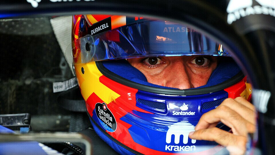 Carlos Sainz im Cockpit seines Williams-Boliden