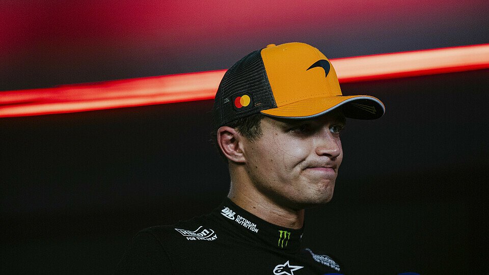 Lando Norris nach dem Qualifying der Formel 1 in Singapur