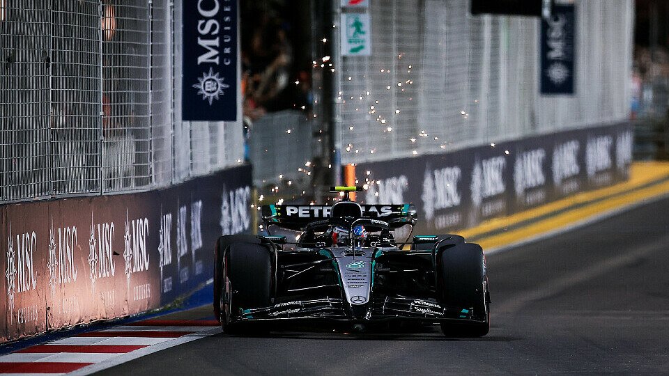 Kimi Antonelli auf dem Marina Bay Street Circuit in Singapur