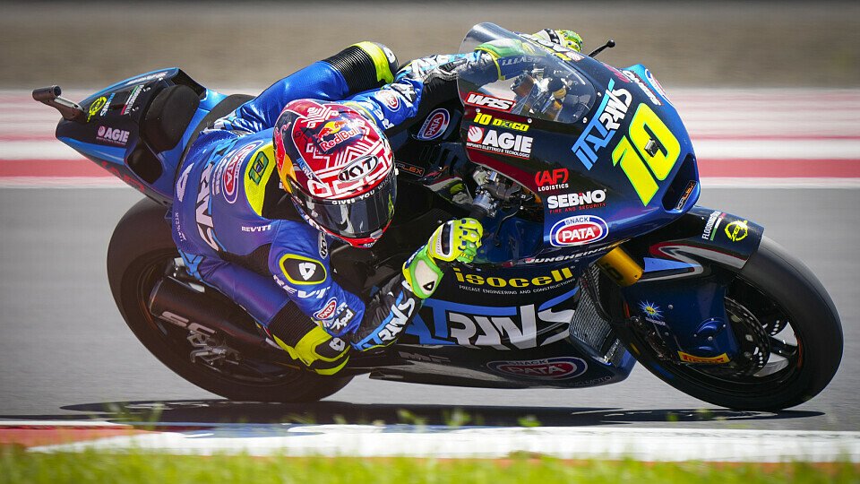 Diogo Moreira im Moto2-Qualifying von Indonesien Diogo Moreira im Moto2-Qualifying von Indonesien