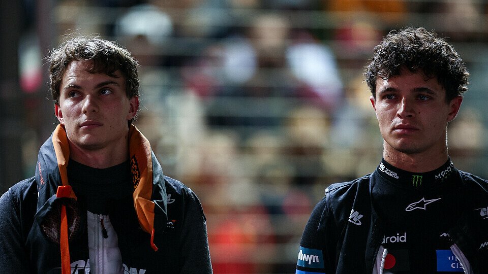 Oscar Piastri und Lando Norris vor dem Formel-1-Rennen in Singapur Oscar Piastri und Lando Norris vor dem Formel-1-Rennen in Singapur