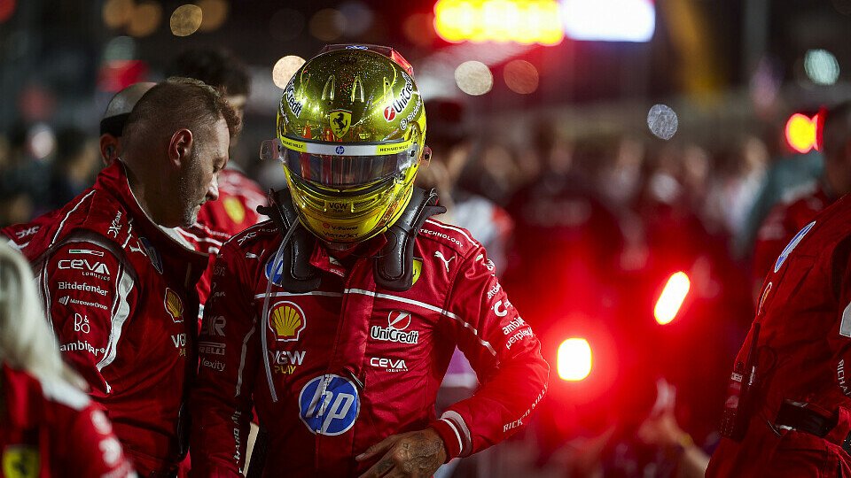 Lewis Hamilton in der Startaufstellung in Singapur