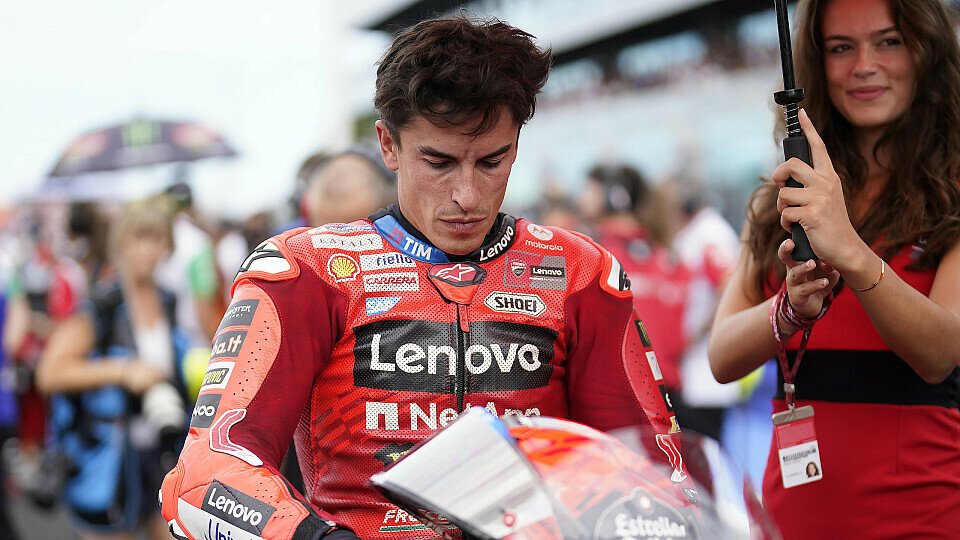 Marc Marquez in der Startaufstellung in Misano Marc Marquez in der Startaufstellung in Misano