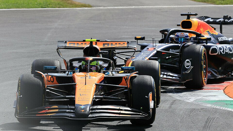 Lando Norris weht sich gegen Max Verstappen