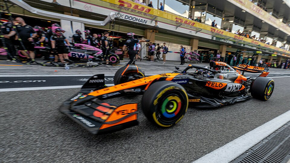 Ryo Hirakawa (McLaren) beim 1. Training (FP1) der Formel 1 in Abu Dhabi (Yas Marina Circuit) 2025
