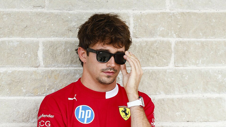Charles Leclerc im Fahrerlager der Formel 1 in Austin