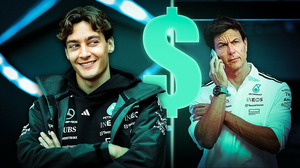 George Russel und Toto Wolff