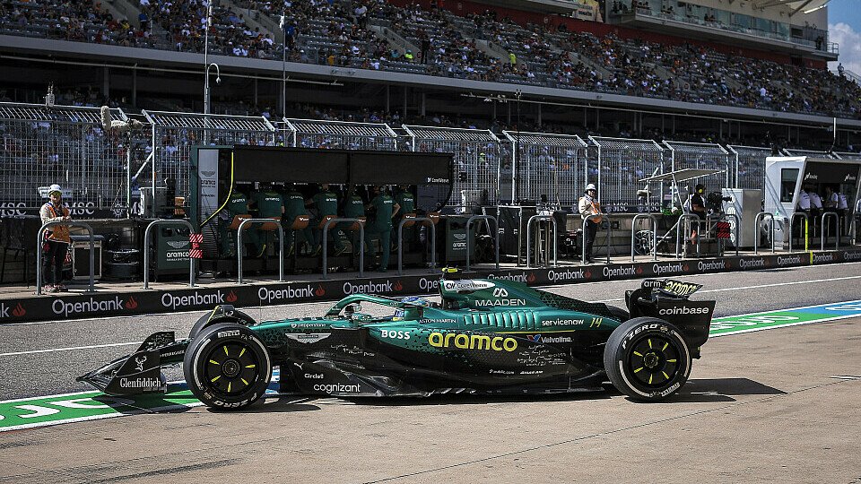 Fernando Alonso im 1. Training der Formel 1 in Austin