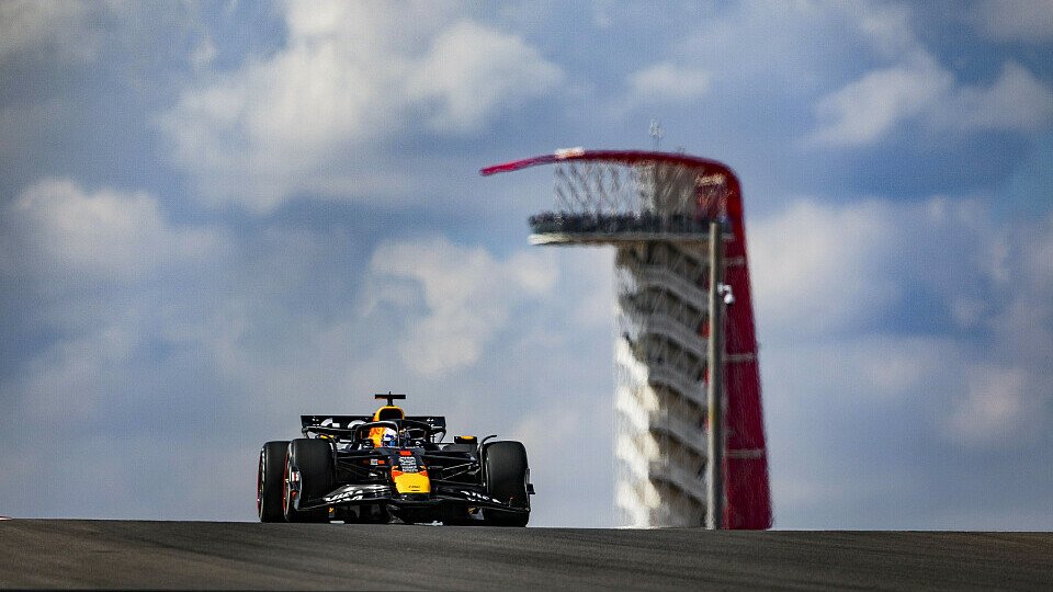 Max Verstappen im 1. Training der Formel 1 in Austin