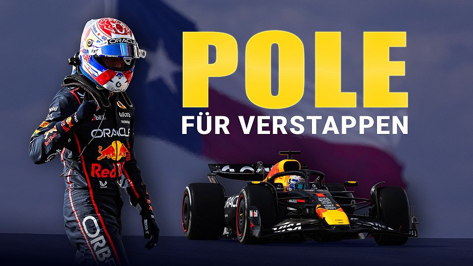 Bildmontage von Max Verstappen zur Pole in Cota