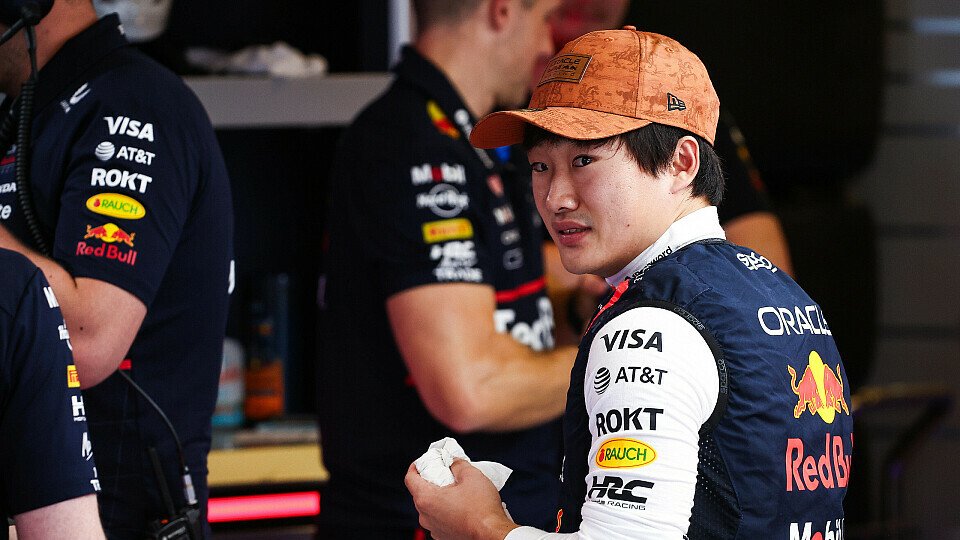 Yuki Tsunoda (Red Bull) in der Garage beim Formel-1-Wochenende in Austin (USA-GP)