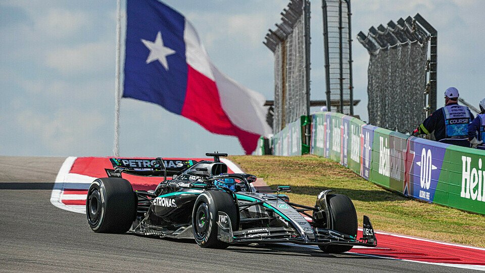 George Russell im Training der Formel 1 in Austin