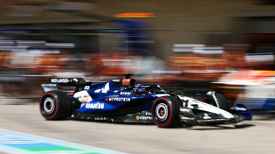 Alex Albon im Training der Formel 1 in Austin
