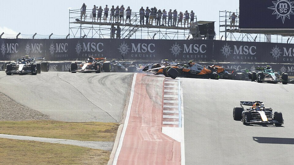 Startunfall beim Formel-1-Sprint in Austin (USA)