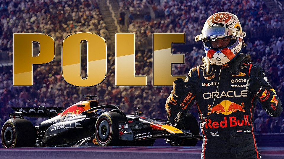 Bildmontage Max Verstappen Pole