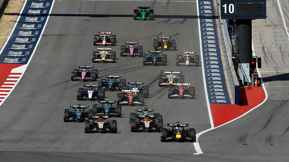 Das Formel-1-Feld auf dem Circuit of the Americas