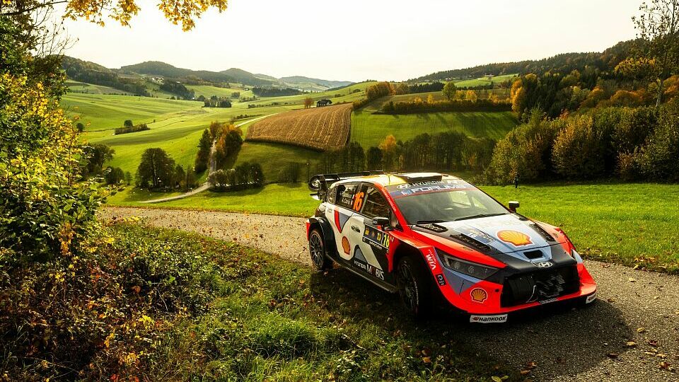 Hyundai bei der CER Rally der WRC