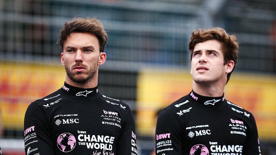 Pierre Gasly und Alpine-Teamkollege Franco Colapinto