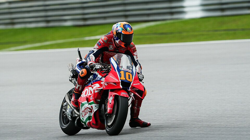 Luca Marini hatte im FP2 die Nase vorne, Foto: Honda Racing Corporation