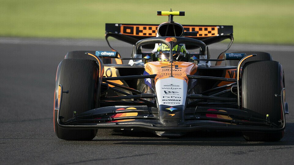 Lando Norris im Training am Freitag bei der Formel 1 in Mexiko
