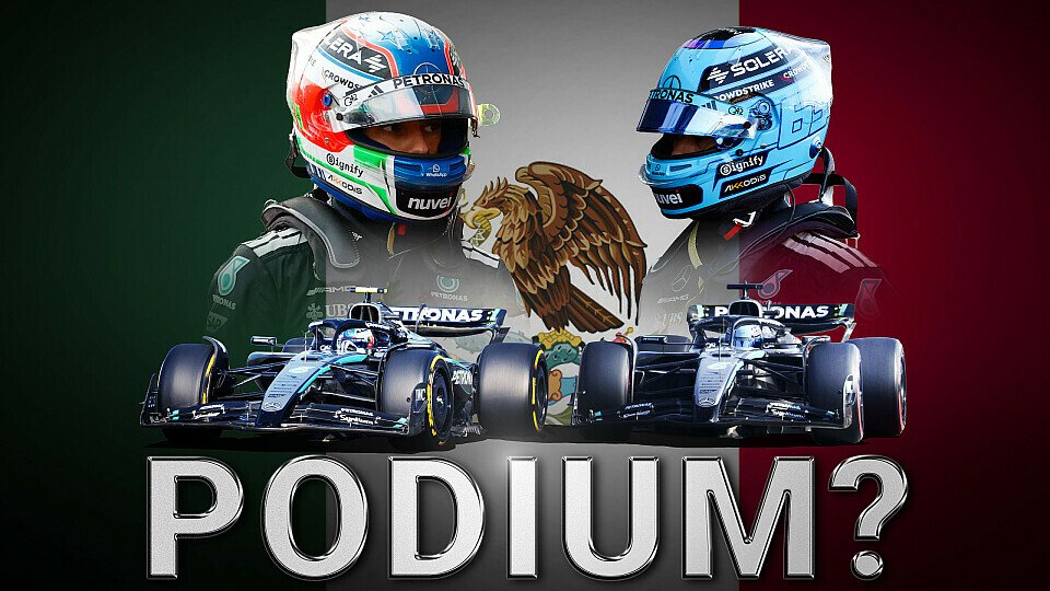 Haben George Russell und Kimi Antonelli Chancen auf ein Podium in Mexiko?