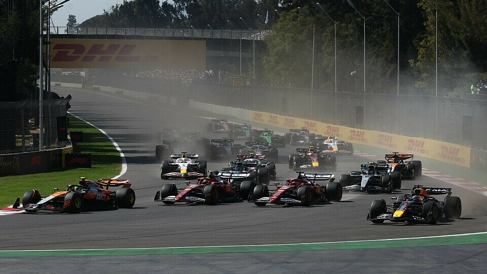 Der Start bei der Formel 1 in Mexiko