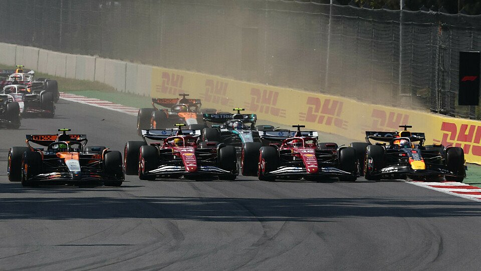 Der Start bei der Formel 1 in Mexiko
Der Start bei der Formel 1 in Mexiko