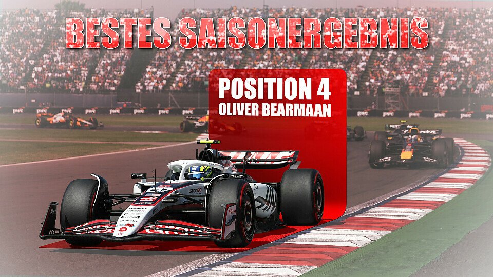 Oliver Bearman holt in Mexiko für Haas das bisher beste Saisonergebnis mit Platz 4