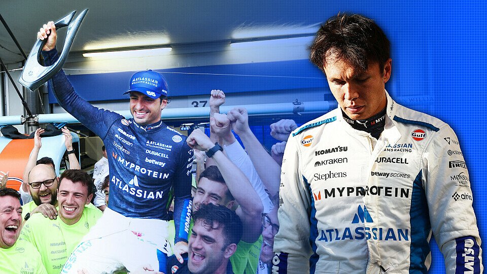 Trendwende bei Williams zwischen Alexander Albon und Carlos Sainz