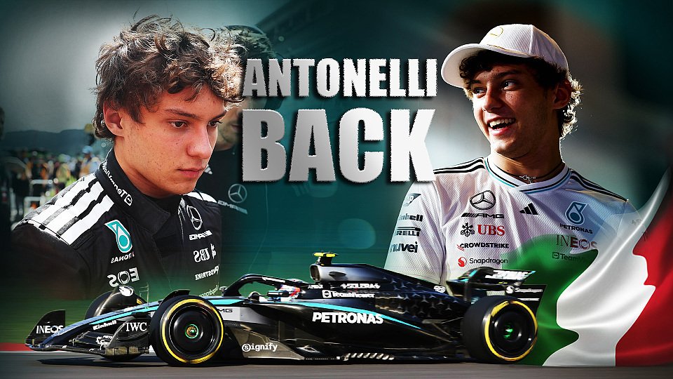 Kimi, Antonelli, Mercedes, Comeback, Monza