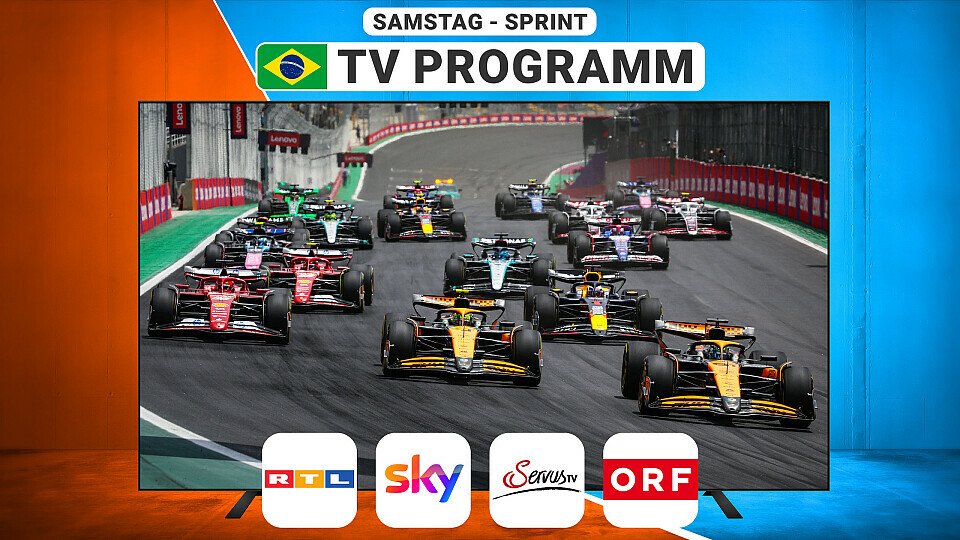 TV-Programm zum Sprint in Brasilien am Samstag TV-Programm zum Sprint in Brasilien am Samstag