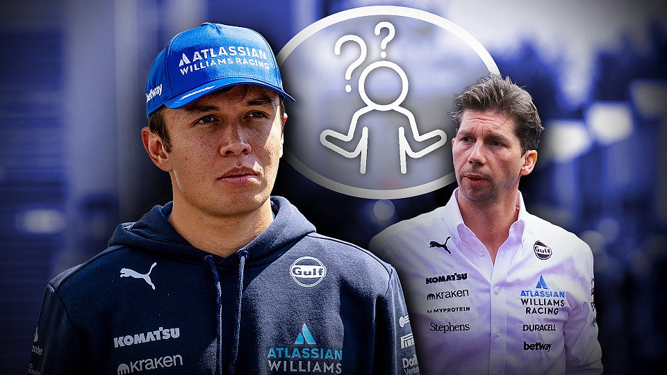 Bildmontage Alexander Albon und James Vowles