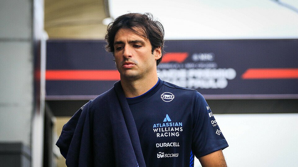 Carlos Sainz am Freitag bei der Formel 1 in Brasilien